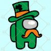 St Patricks Among Us Svg, Among us St Patrick day SVG, Lucky Among Us SVG, St. Patrick’s Day SVG, Irish Among Us SVG, Lucky Clover SVG, St Paddy Day SVG  file