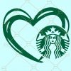 Starbucks love SVG, Starbucks logo with love symbol SVG, Starbucks Valentine SVG, Starbucks Coffee SVG, Starbucks logo SVG, Starbucks SVG free, Starbucks coffee emblem, Starbucks cut files, Starbucks Logo SVG, file