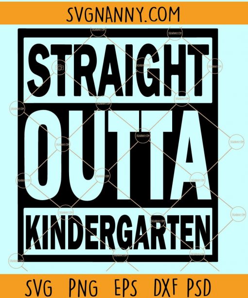 Straight Outta Kindergarten Svg, Kindergarten shirt svg, Kinder Graduation svg, School Svg, Pre K Svg, straight outta pre k svg free, graduation cap svg Svg  files