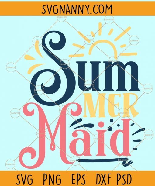 Sum Mer maid svg, Mermaid svg, Mermaid onesie svg, Mermaid shirt Svg, Sandy Sum Mer maid t shirt design svg, summer sayings svg, Summer Beach svg, Beach quotes svg  files