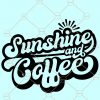 Sunshine and Coffee svg, Summer shirt svg, Vacation svg, Coffee shirt svg, Women shirt svg, Coffee svg, coffee shirt file