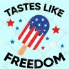 Tastes Like Freedom SVG, Patriotic Popsicle SVG, Tastes Like Freedom Popsicle SVG, 4th of July SVG, Independence Day Shirt svg, Patriotic svg, 4th of July shirt svg, July 4th svg, America Svg, USA svg  Files