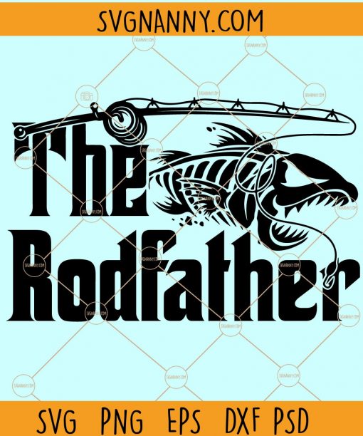 The Rodfather SVG, Fathers Day SVG, Fishing dad svg, fishing shirt svg, Rod Father svg, Fish and hook SVG, Fishing pole svg, fishing svg, bass fishing svg, Weekend hooker svg, Father’s Day svg, dad svg Files