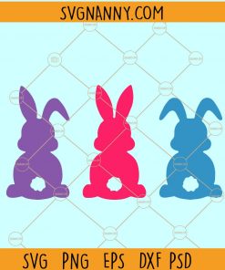 Easter Bunnies SVG, Easter Svg Bundles, Kids Easter Shirt, Happy easter SVG, Bunny svg, Rabbit svg, Bunny Rabbit svg file