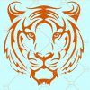 Tiger Head SVG, Tiger face SVG, Tiger Head Clipart, wild cat SVG, Tiger SVG, wild animal SVG
