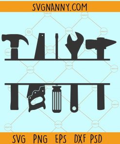 Tools Monogram svg, Tool Box Svg, Repair Tools Svg, Handyman Svg, Tools Clipart, Mechanics Tools Svg, Carpenters Tools Svg, Dad Tools Svg, Tools svg files