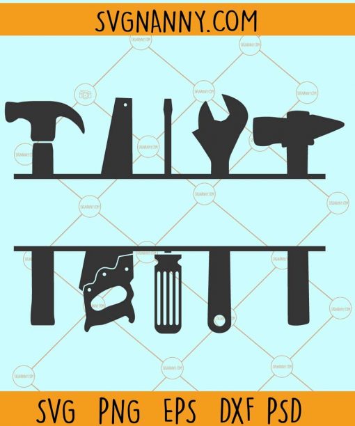 Tools Monogram svg, Tool Box Svg, Repair Tools Svg, Handyman Svg, Tools Clipart, Mechanics Tools Svg, Carpenters Tools Svg, Dad Tools Svg, Tools svg files