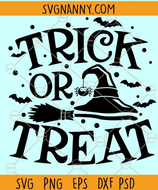 Trick or treat SVG, Halloween trick or treat SVG, Halloween SVG