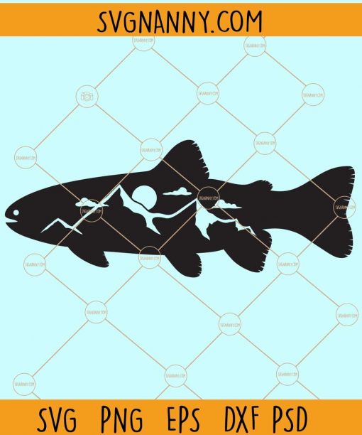 Trout Svg, Trout Fishing Svg, Trout Fish Svg, Trout Fish Clipart, Fishing Svg, Trout Fish Vector, Trout Fishing svg  files