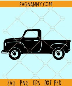 Old truck svg, Truck SVG, Vintage Truck svg, Car clip art, Pick up truck svg, Truck SVG file, Truck SVG file for cricut
