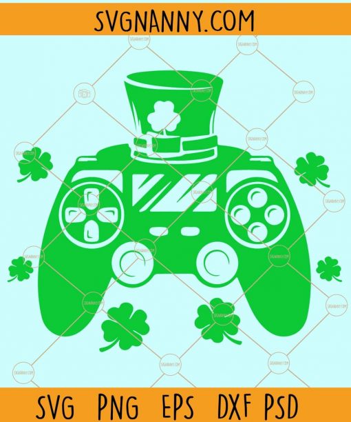 Video Game St Patricks Day svg, Game lover SVG, St Patrick Day svg, Gamer Boys svg, Game Controller svg, Patricks Day svg, gift for gamer svg, Saint Patrick’s Day Svg, Clover Svg, Shamrock Svg file