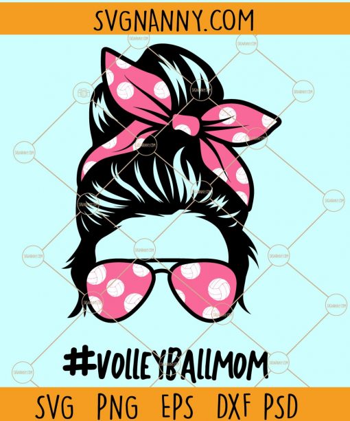 Volleyball mom messy bun svg, Volleyball mom life svg, Volleyball mom svg, Volleyball Svg, Volleyball mom shirt, Volleyball coach svg, Volleyball Mom Clipart for Shirt Crafts, #volleyballmom files