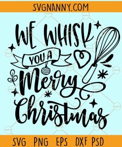 We Whisk You A Merry Christmas SVG, Potholder SVG, Oven Mitt SVG, Christmas Quote SVG, Baking Quote SVG, baking SVG, Kitchen SVG, Merry Christmas SVG file