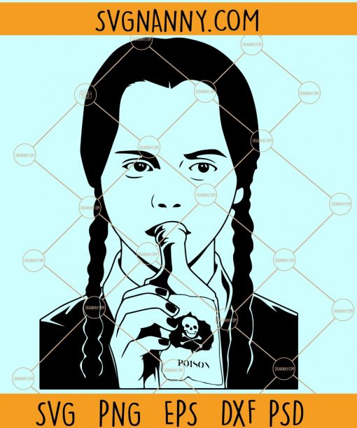 Wednesday Addams Svg, Halloween Svg, Addams Family Svg, The Addams Family, Wednesday Svg, Horror Movie Svg, Halloween Shirt svg files