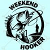 Weekend Hooker svg, Fishing Svg, Funny fisherman svg, Lake svg, Lake SVG file, bass fishing svg, Fishing Dad svg, Fathers Day svg, fisherman gift svg Files