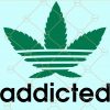 Addicted SVG, Addicted to Cannabis SVG, Addicted Cannabis SVG, 420 weed, Addicted weed svg, Cannabis svg, Marijuana svg, rolling tray svg, stoner svg, Wake and bake svg, Pot svg, dope svg  files