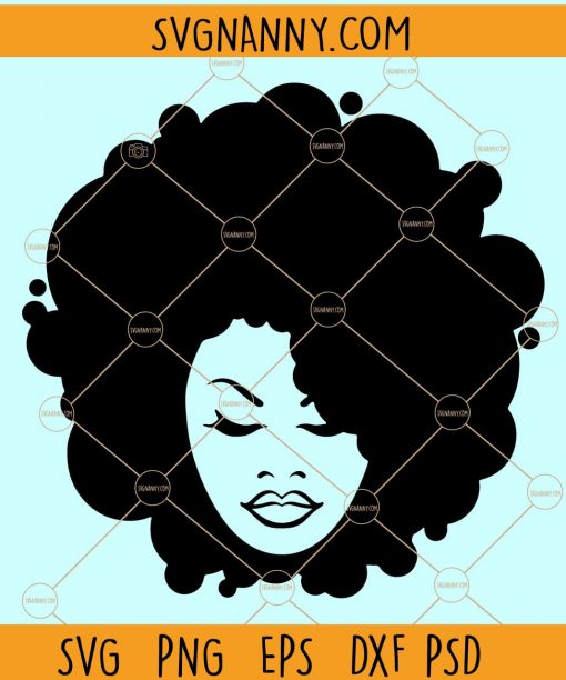 Afro queen SVG, Black woman svg, Pretty black educated svg, black queen svg, Black History month svg, African American Woman svg, Afro svg, Afro woman svg, Strong woman svg, Powerful svg, Beautiful svg, Queen svg, Girl power svg, Amazing Black svg files