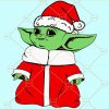 Baby Yoda Christmas SVG, Baby Yoda SVG, Christmas SVG, Christmas Baby Yoda SVG, Baby Yoda with Santa Hat SVG, Baby Yoda, Santa Baby Yoda, Baby Yoda PNG, Christmas Baby Yoda file