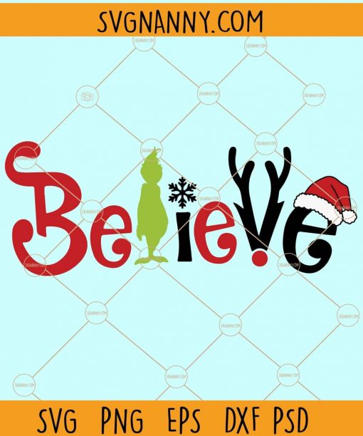  Grinch Believe SVG, Grinch SVG, Believe vertical SVG, free Christmas, believe svg, Christmas SVG, Believe Christmas SVG, Christmas SVG free, let it snow svg files