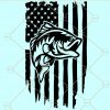 Distressed fishing flag SVG, Fishing Distressed USA Flag SVG, Fishing SVG, Fishing Pole SVG, Bass Fishing SVG, Gone Fishing SVG, Fishing Pole SVG, fishing shirt SVG file