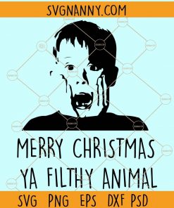 Merry Christmas Ya Filthy Animal SVG, Christmas SVG, Merry Christmas SVG, Funny Christmas SVG, Kevin Home Alone SVG, Kevin Home Alone PNG, Ya Filthy Animal SVG, Christmas SVG, Funny Christmas SVG, Ugly Christmas Sweater SVG, Kevin home alone shirt SVG file