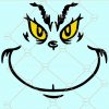 Grinch SVG, Grinch face SVG, Grinch cut files, Grich face mask SVG, Grinch png, Grinch Christmas SVG, Christmas SVG, Grinch  SVG  Files