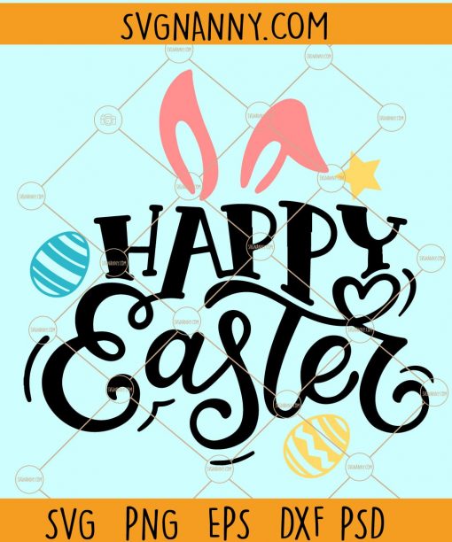 Easter Floral SVG, Easter Wreath SVG, Easter Flowers SVG, Happy Easter SVG, Hoppy Easter SVG, Easter SVG files, Easter Cross SVG, Easter bunny SVG file