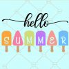 Hello Summer sign svg, hello Summer svg, summer shirt svg, Summer door Sign svg, summer sign svg, Hello Summer svg Files
