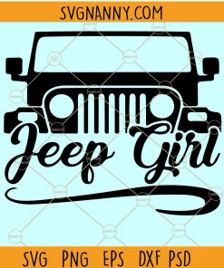 Jeep Girl svg, Jeep svg file for cricut, Outdoor Life svg, jeeper svg, Jeep with bow svg, Jeep logo svg