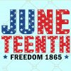 Juneteenth 1865 SVG, Freedom Day SVG, Juneteenth Freedom Day SVG, Juneteenth svg, Juneteenth fist SVG, Juneteenth Black lives Matter SVG, free Juneteenth svg files, Juneteenth flag svg, Juneteenth images svg  file