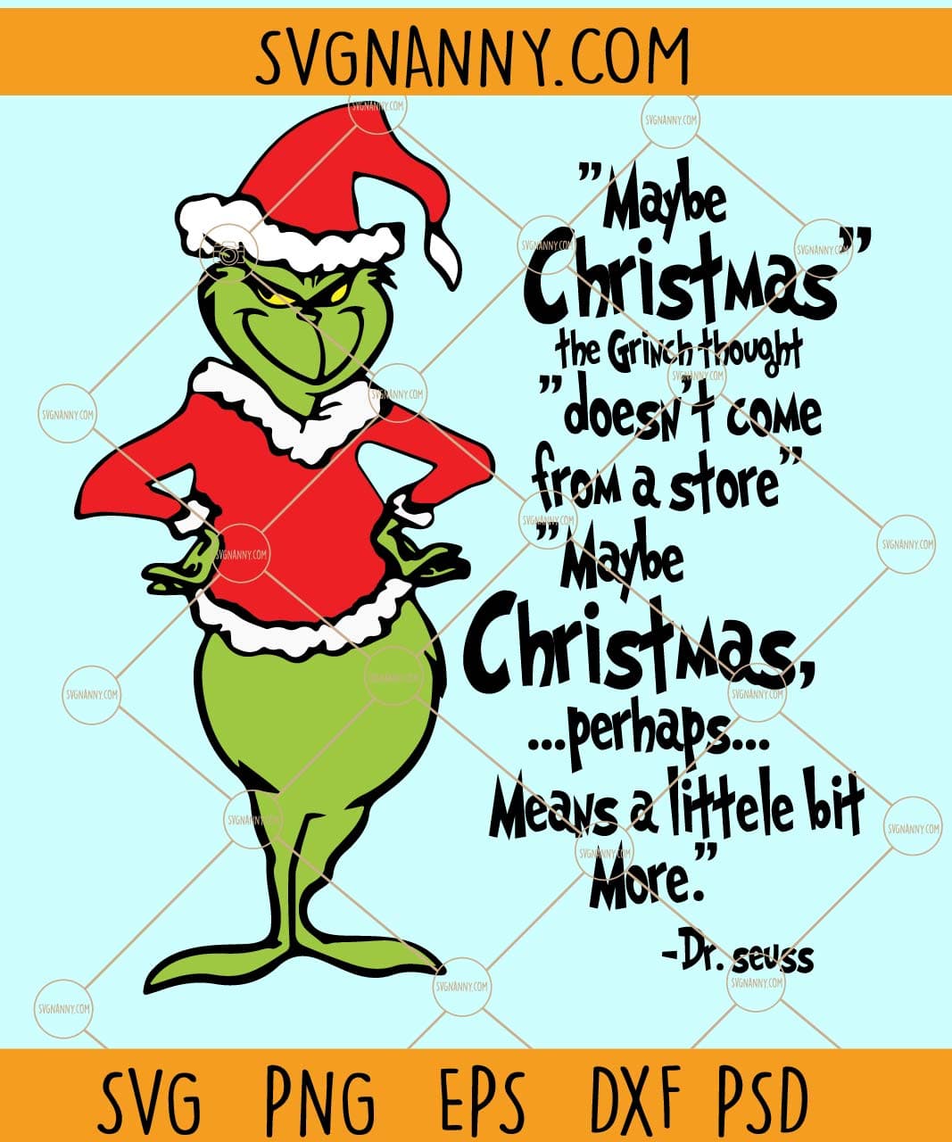 Maybe Christmas Perhaps Means A Little Bit More Merry Xmas Grinch Coffee Mug ... 