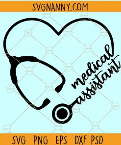 Medical assistant svg, Healthcare worker SVG, healthcare svg, heart stethoscope svg, stethoscope svg, heart svg, medical svg, hospital SVG, medical student SVG