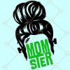 Momster Svg, Messy bun momster SVG, Halloween SVG, Mom Svg,  Messy Bun svg, Funny Halloween Svg, Spooky Svg files