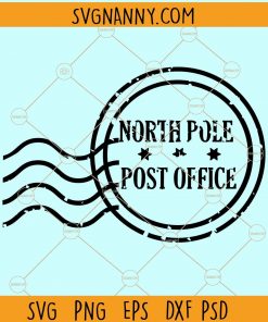 North Pole Post office svg , Santa Stamp, Christmas Letter, Santa Sack, Polar Express SVG, Merry Christmas Svg, Christmas Png, Christmas Svg files