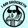 I am shooketh svg, shooketh svg, Shakespeare svg, english svg