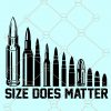 Size does matter SVG, adult SVG, Bullet Clipart SVG, Gun rights SVG, Gun lovers SVG, 2nd Amendment SVG