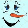 Snowman face svg, snowman svg, snowman face svg for cricut, snowman face png, snowman face shirt svg, snowman face svg free, Snowman Face Smile SVG, Christmas Svg, snowman svg free, Snowman Svg  files