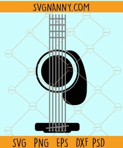 Acoustic guitar svg