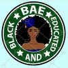 Afro girl svg