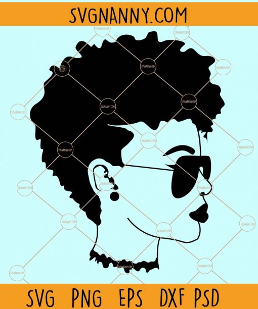 Afro woman svg