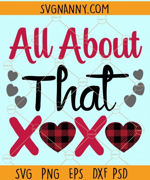 All about that xoxo svg