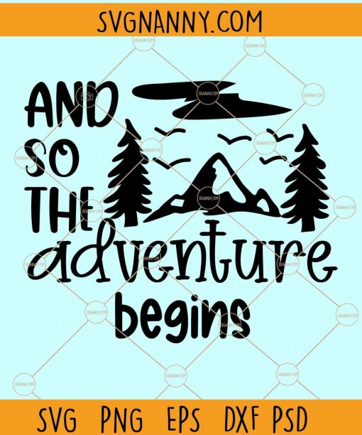 And so the adventure begins svg