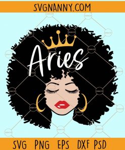 Aries queen svg