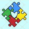 Autism heart svg
