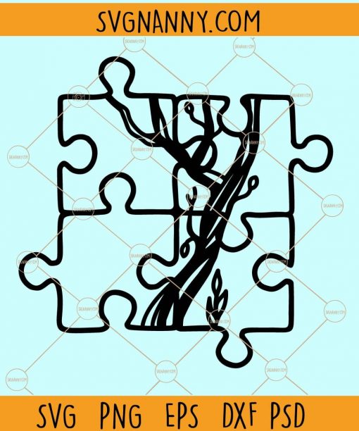 Autism tree svg