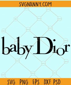 Baby dior svg