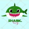 Baby green shark doo doo svg