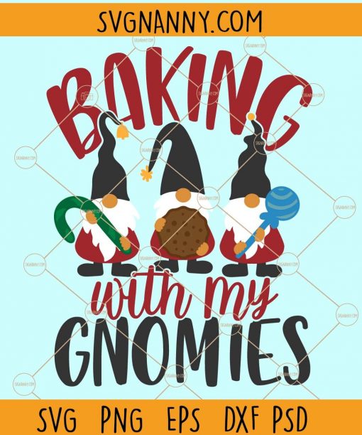 Baking with my gnomies svg