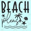Beach please svg