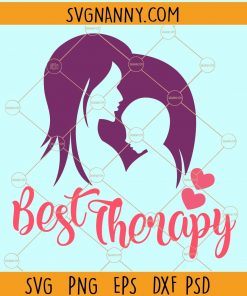 Best therapy Moma's love svg